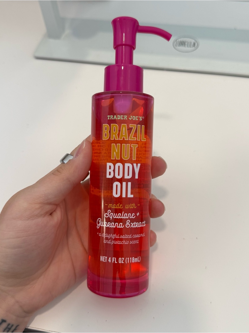 Trader Joe’s Brazil nut body oil